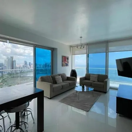 Apartamento Amoblado En Cinta Costera Panama Largas Estadias-3